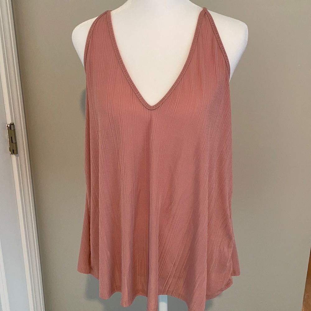 Free People Slinky Tank Top - Dusty Rose